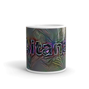 Aitana Mug Dark Rainbow 10oz front view