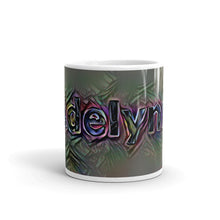 Load image into Gallery viewer, Adelynn Mug Dark Rainbow 10oz front view