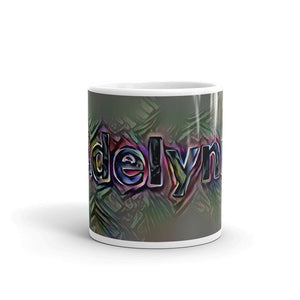 Adelynn Mug Dark Rainbow 10oz front view