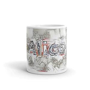 Alice Mug Frozen City 10oz front view