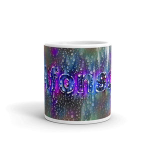 Afonso Mug Wounded Pluviophile 10oz front view