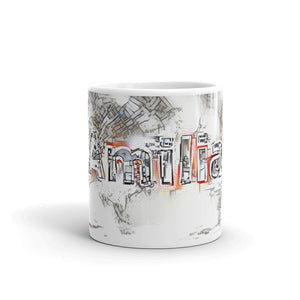 Amilia Mug Frozen City 10oz front view