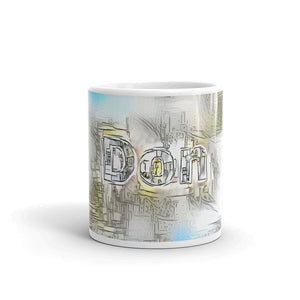 Don Mug Victorian Fission 10oz front view