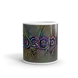 Joseph Mug Dark Rainbow 10oz front view