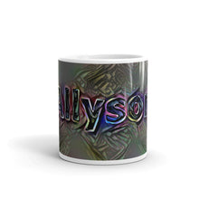 Load image into Gallery viewer, Allyson Mug Dark Rainbow 10oz front view