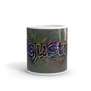 Agustin Mug Dark Rainbow 10oz front view