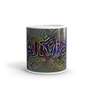 Alivia Mug Dark Rainbow 10oz front view