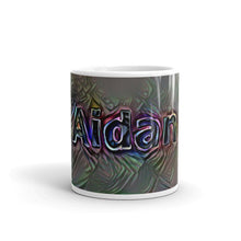 Load image into Gallery viewer, Aidan Mug Dark Rainbow 10oz front view