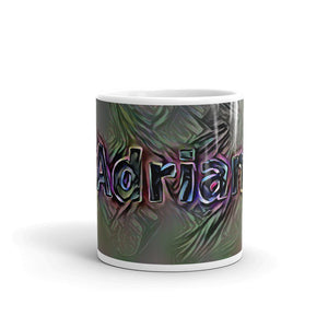 Adrian Mug Dark Rainbow 10oz front view