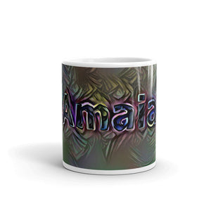 Amaia Mug Dark Rainbow 10oz front view