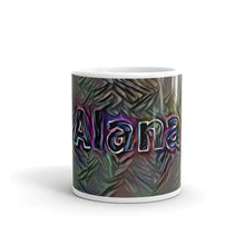 Load image into Gallery viewer, Alana Mug Dark Rainbow 10oz front view