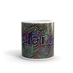 Alana Mug Dark Rainbow 10oz front view