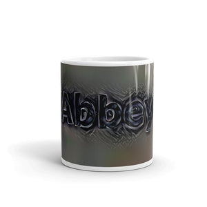 Abbey Mug Charcoal Pier 10oz front view