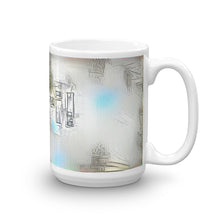 Load image into Gallery viewer, April Mug Victorian Fission 15oz left view