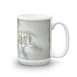 Callen Mug Victorian Fission 15oz left view