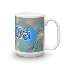 Load image into Gallery viewer, Camila Mug Liquescent Icecap 15oz left view