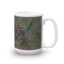 Load image into Gallery viewer, Kerri Mug Dark Rainbow 15oz left view