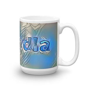 Amandla Mug Liquescent Icecap 15oz left view