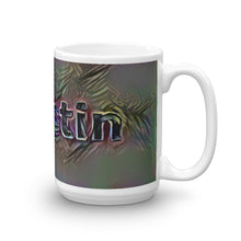 Load image into Gallery viewer, Agustin Mug Dark Rainbow 15oz left view