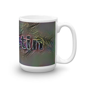 Agustin Mug Dark Rainbow 15oz left view