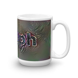 Joseph Mug Dark Rainbow 15oz left view