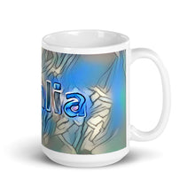 Load image into Gallery viewer, Dahlia Mug Liquescent Icecap 15oz left view