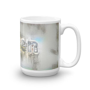 Aileen Mug Victorian Fission 15oz left view