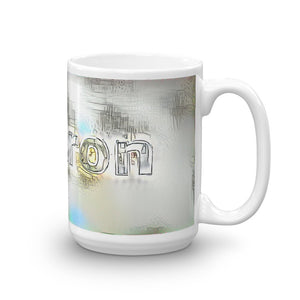 Camron Mug Victorian Fission 15oz left view