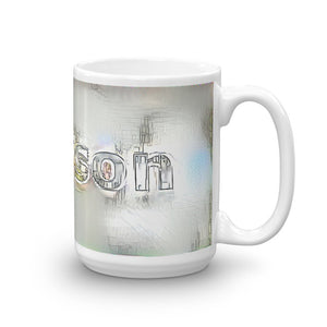 Brayson Mug Victorian Fission 15oz left view