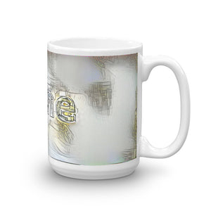 Aline Mug Victorian Fission 15oz left view