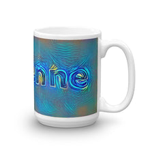 Load image into Gallery viewer, Adrienne Mug Night Surfing 15oz left view