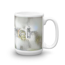 Load image into Gallery viewer, Carmel Mug Victorian Fission 15oz left view