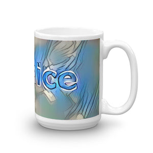 Bernice Mug Liquescent Icecap 15oz left view