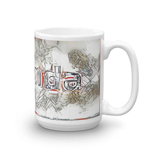 Amanda Mug Frozen City 15oz left view