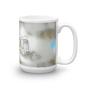 Aron Mug Victorian Fission 15oz left view