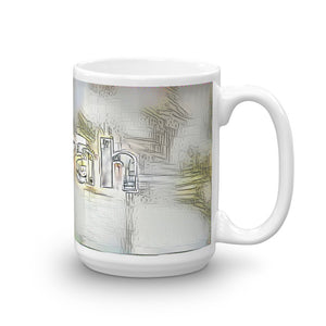 Aliyah Mug Victorian Fission 15oz left view