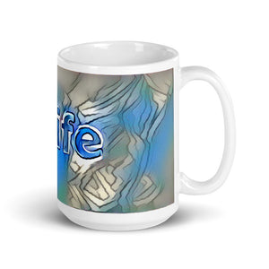 Aoife Mug Liquescent Icecap 15oz left view