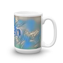 Load image into Gallery viewer, Bren Mug Liquescent Icecap 15oz left view