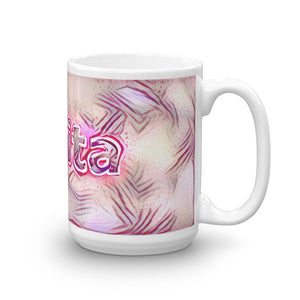 Amita Mug Innocuous Tenderness 15oz left view