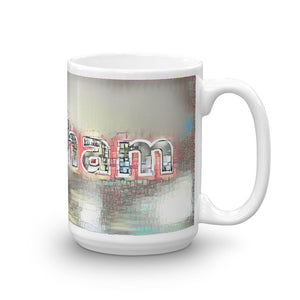 Abraham Mug Ink City Dream 15oz left view