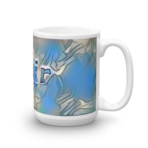 Clair Mug Liquescent Icecap 15oz left view