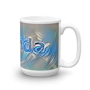 Belinda Mug Liquescent Icecap 15oz left view