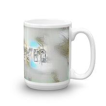 Load image into Gallery viewer, Brown Mug Victorian Fission 15oz left view