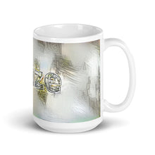 Load image into Gallery viewer, Blaze Mug Victorian Fission 15oz left view