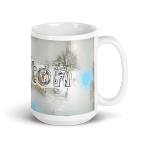 Daxton Mug Victorian Fission 15oz left view