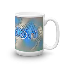 Load image into Gallery viewer, Brandon Mug Liquescent Icecap 15oz left view