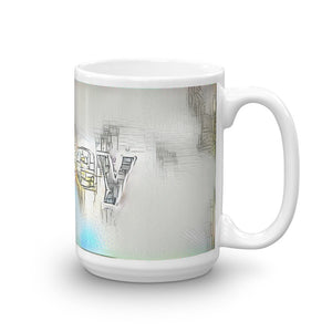 Casey Mug Victorian Fission 15oz left view