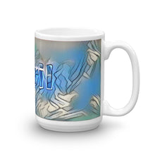 Load image into Gallery viewer, April Mug Liquescent Icecap 15oz left view