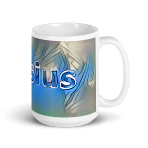 Cassius Mug Liquescent Icecap 15oz left view