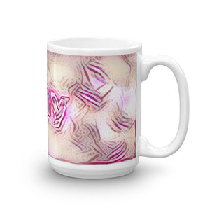 Amy Mug Innocuous Tenderness 15oz left view